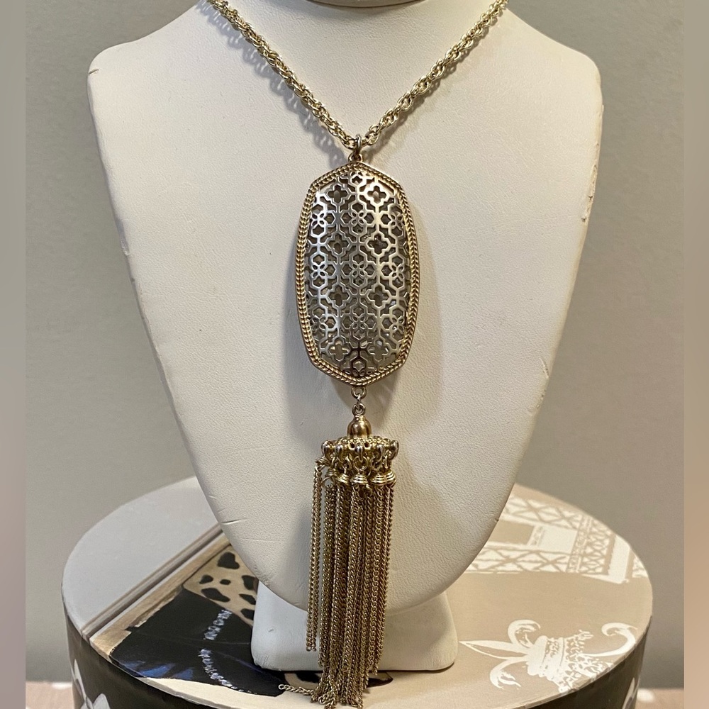 Kendra Scott Two Tone Rayne Necklace